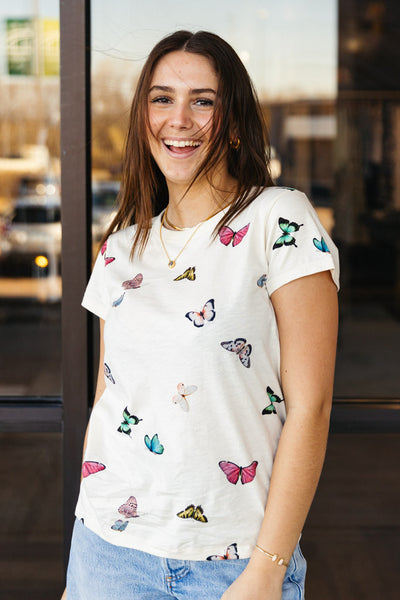 Rag & Bone Ozzy Butterfly Tee