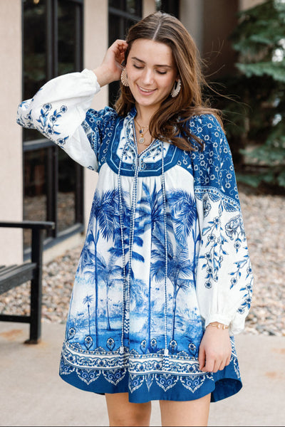 Farm Rio Palm Tree Dress