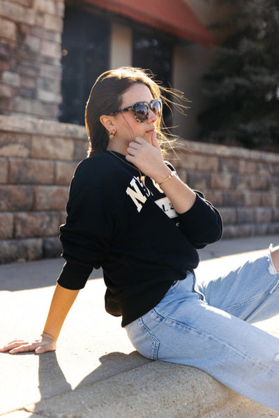 Rag & Bone NY Collegiate Graphic Sweatshirt