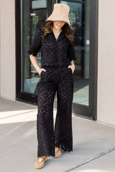 Cosette Eyelet Pants