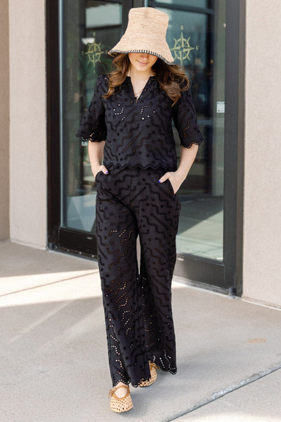Cosette Eyelet Pants