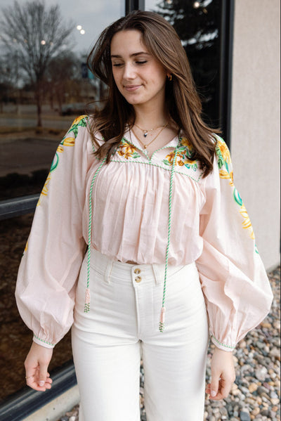 Farm Rio Botanical Beauty Bubble Top