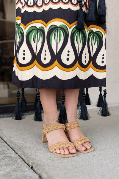 Farm Rio Coconut Tree Flow Dress