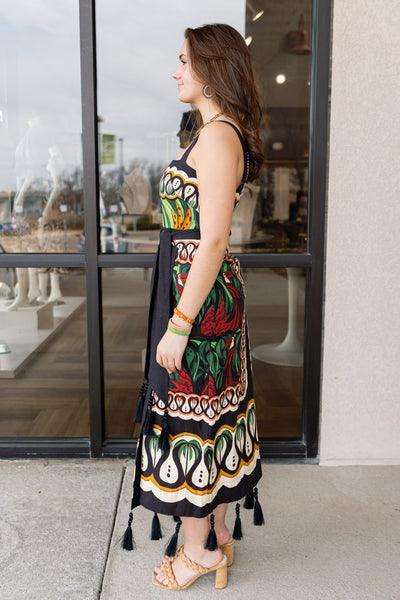 Farm Rio Coconut Tree Flow Dress