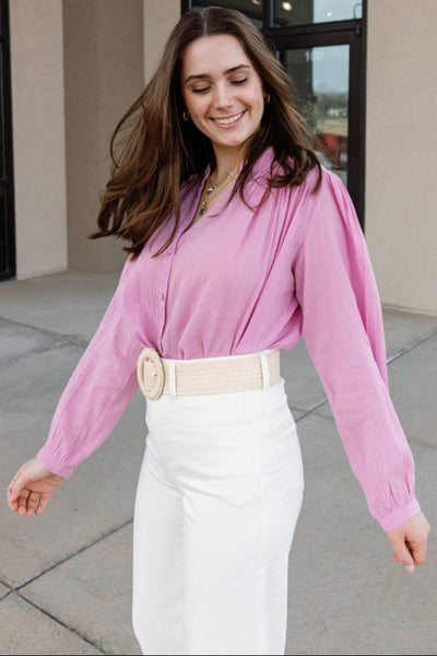 Blossom Cotton Gauze Top