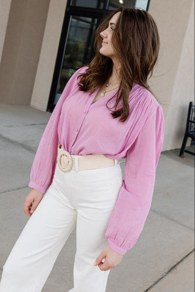 Blossom Cotton Gauze Top