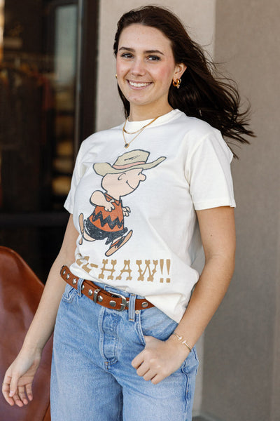 Peanuts YEE-HAW Tee