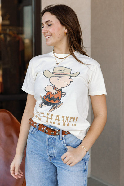 Peanuts YEE-HAW Tee