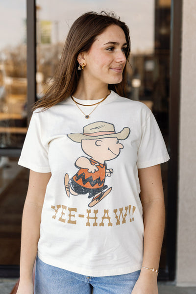 Peanuts YEE-HAW Tee