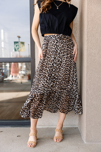 Anita Leopard Skirt
