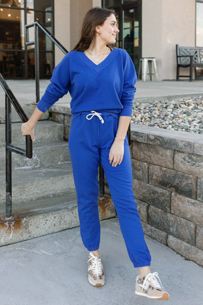 Perfect White Tee Jonny French Terry Sweatpant, Blue