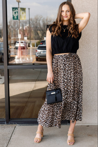 Anita Leopard Skirt