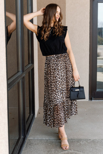Anita Leopard Skirt