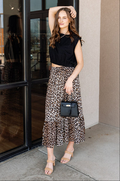 Anita Leopard Skirt