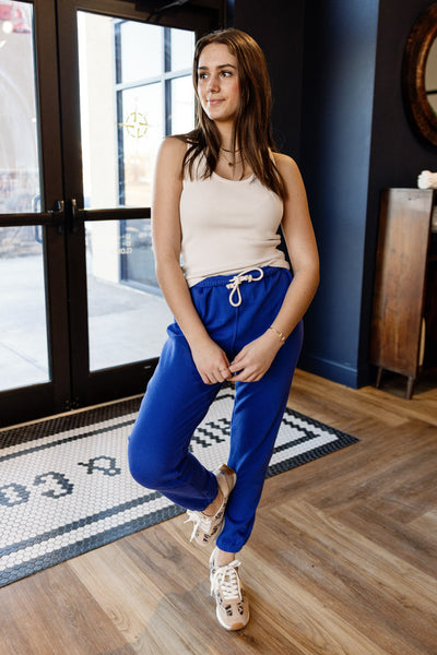 Perfect White Tee Jonny French Terry Sweatpant, Blue