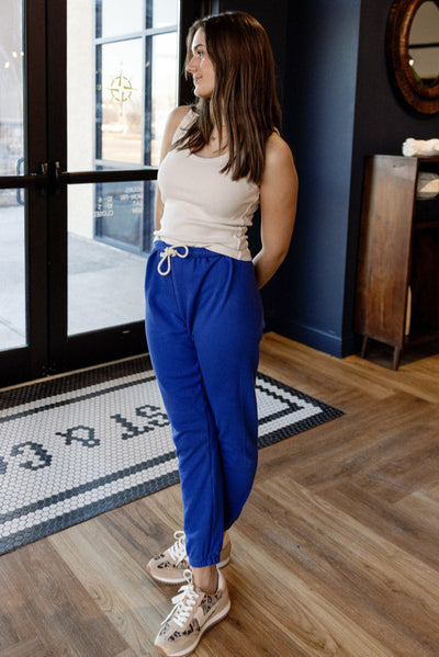 Perfect White Tee Jonny French Terry Sweatpant, Blue