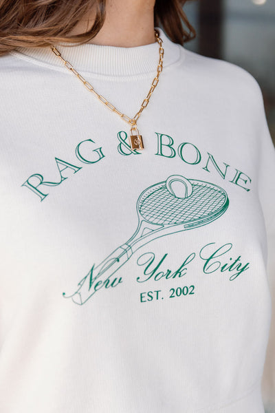 Rag & Bone Raquet Graphic Sweatshirt