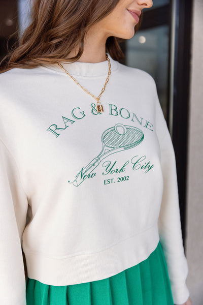 Rag & Bone Raquet Graphic Sweatshirt