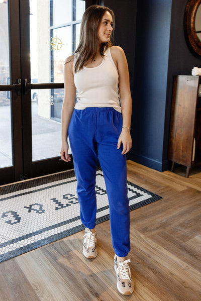 Perfect White Tee Jonny French Terry Sweatpant, Blue
