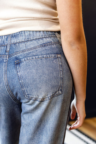 Rag & Bone Miramar Denim-Print Wide-Leg Track Pants