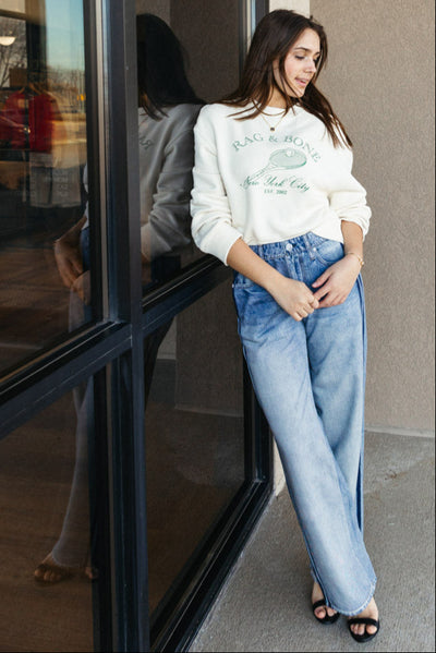 Rag & Bone Raquet Graphic Sweatshirt