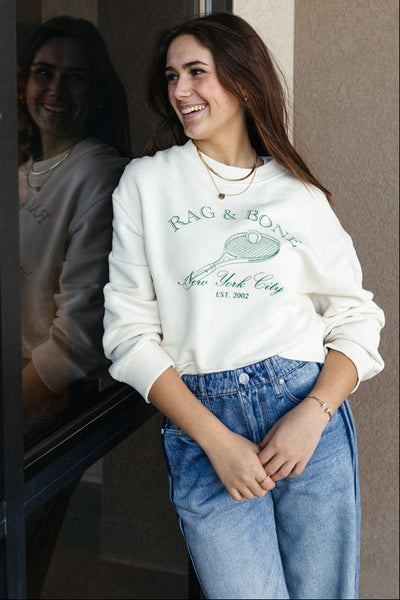 Rag & Bone Raquet Graphic Sweatshirt