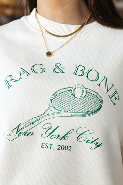 Rag & Bone Raquet Graphic Sweatshirt