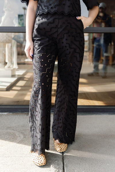 Cosette Eyelet Pants
