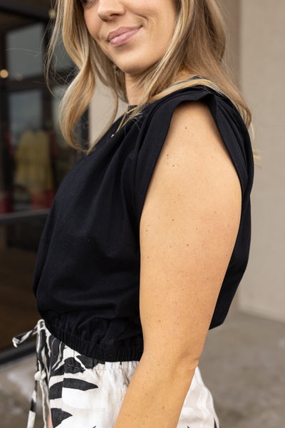 Margie Elastic Waist Top