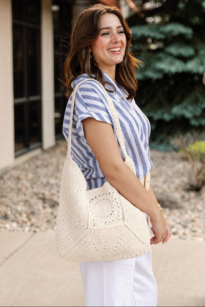 Skylar Crochet Tote