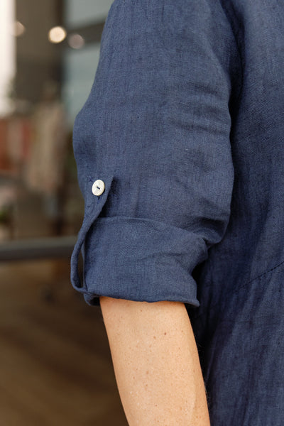 Eileen Linen Midi Dress