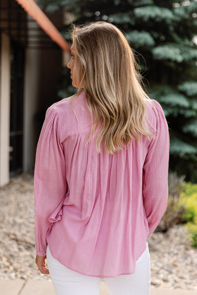 Blossom Cotton Gauze Top