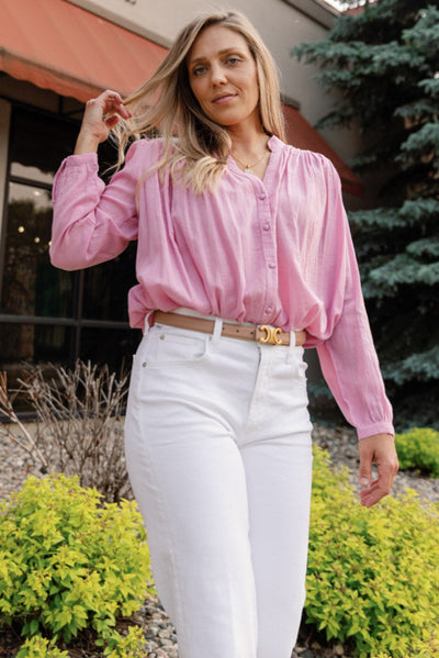 Blossom Cotton Gauze Top