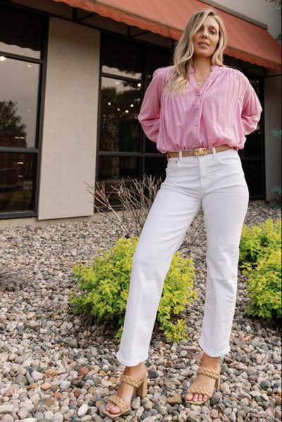 Blossom Cotton Gauze Top