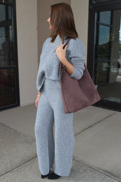 Dillan Faux Suede Tote