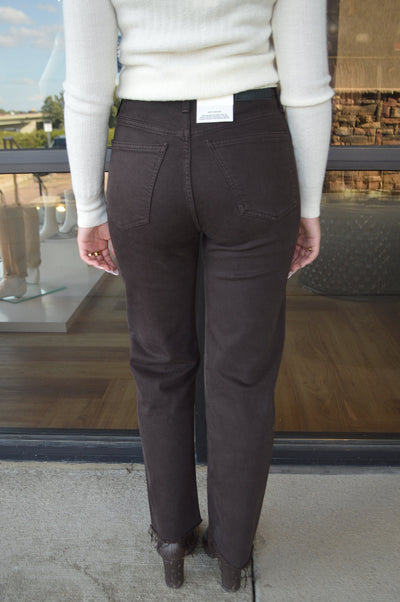 Citizens of Humanity Palma Straight, Carob Brown