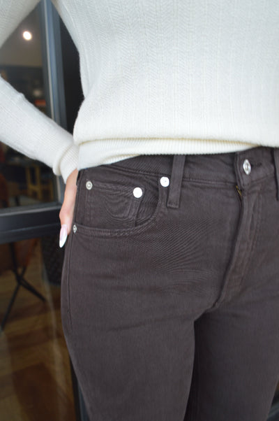 Citizens of Humanity Palma Straight, Carob Brown