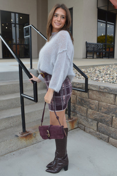 Sutton Over-sized Fuzzy Sweater