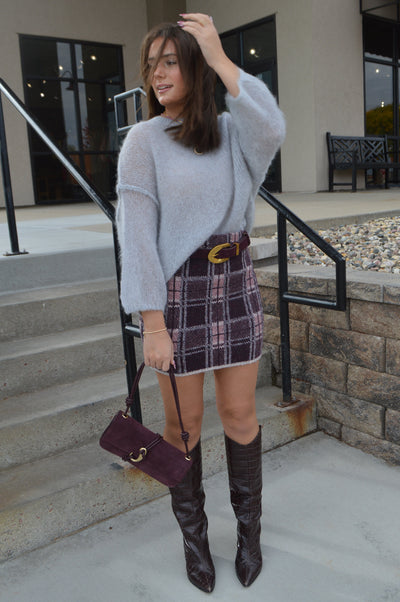 Sutton Over-sized Fuzzy Sweater