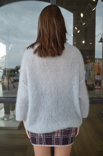 Sutton Over-sized Fuzzy Sweater