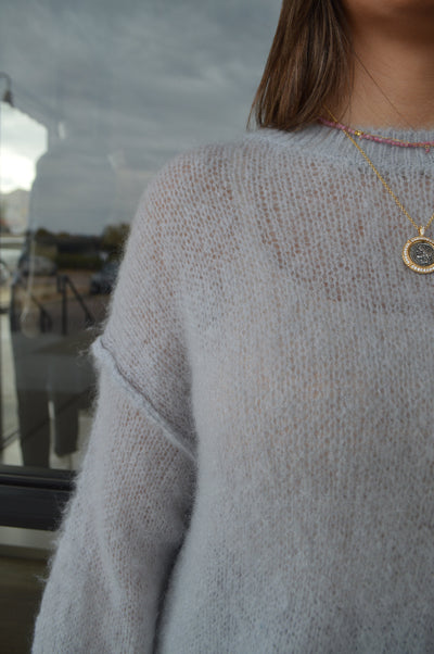 Sutton Over-sized Fuzzy Sweater