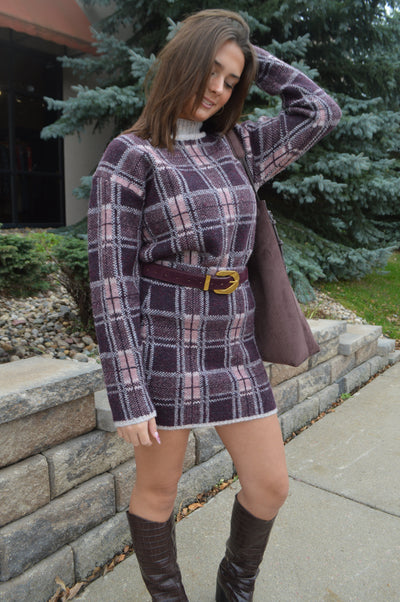 Ashley Plaid Sweater