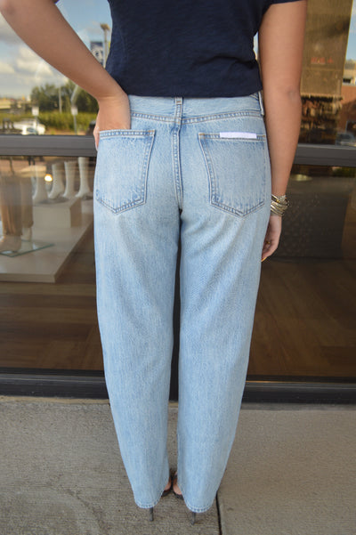 Pistola Lexi Studded Mid Rise Straight Jeans