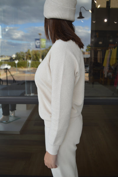 PWT Ziggy Reverse Fleece Sweatshirt, Sugar