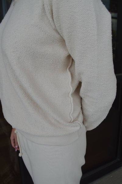 PWT Ziggy Reverse Fleece Sweatshirt, Sugar