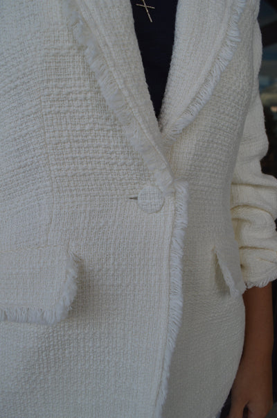 Cinq A Sept Bouclé Khloe Blazer