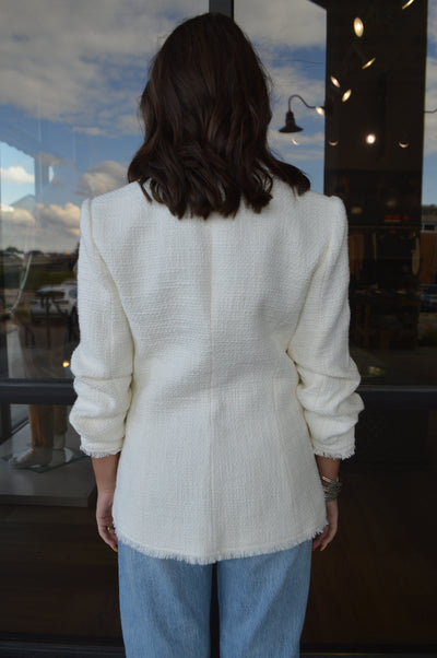 Cinq A Sept Bouclé Khloe Blazer