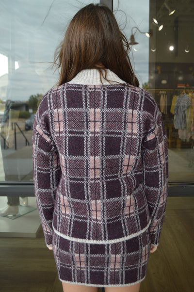 Ashley Plaid Sweater