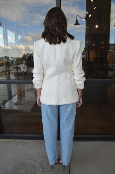 Cinq A Sept Bouclé Khloe Blazer