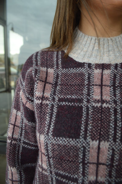Ashley Plaid Sweater